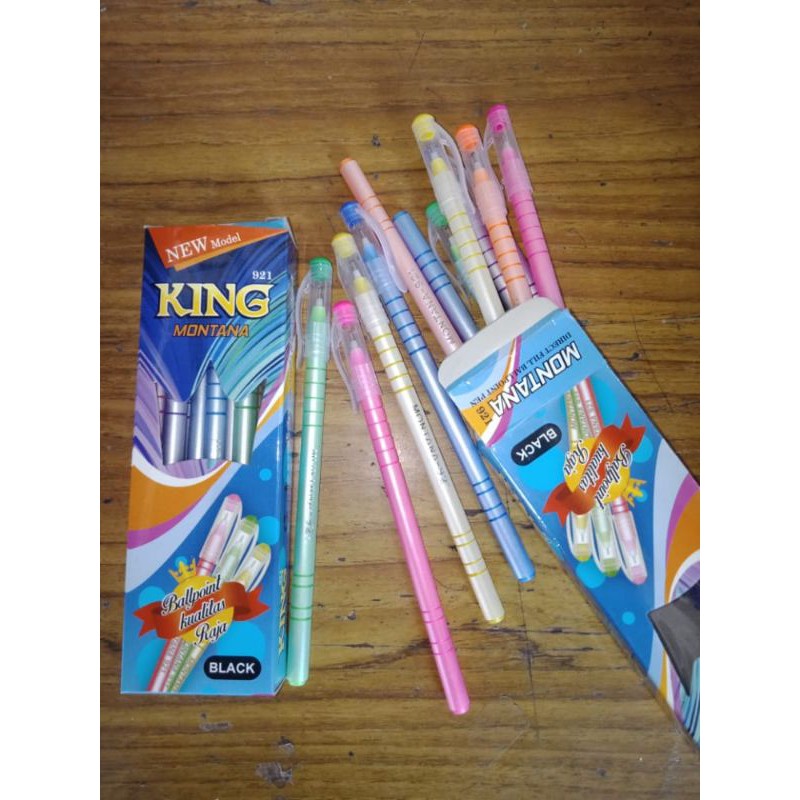 

1 pak Pulpen / Bulpoin Montana KING 912