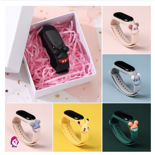 JGW-[✅COD]Jam Tangan Elektronik Motif Kartun Anak Laki-laki Perempuan LED Minimalis Gelang
