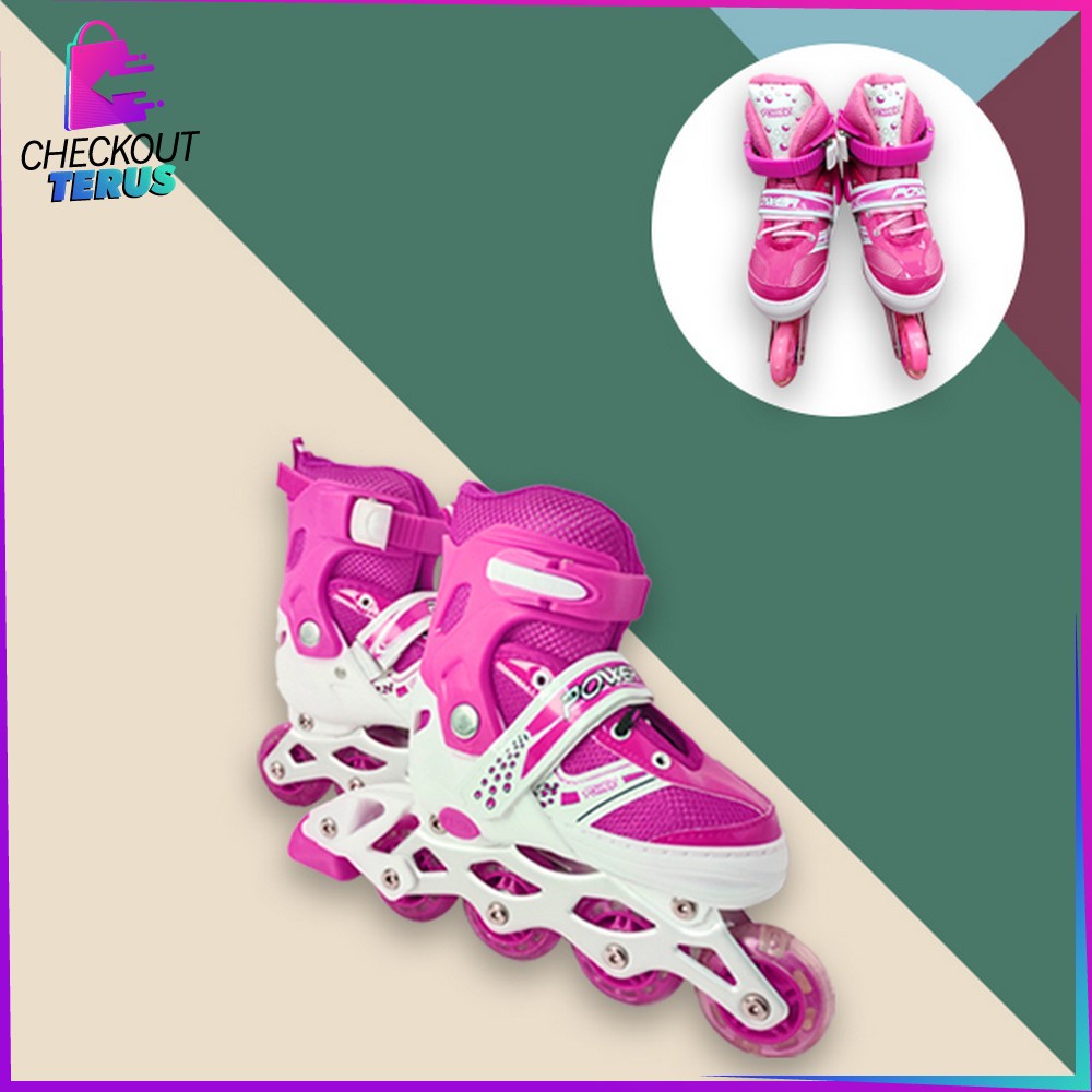 CT O2 Sepatu Roda Anak Power Roller Skate Sepatu Roda Anak Perempuan Sepatu Roda Anak Laki Laki Sepatu Roda Anak Inline Skate