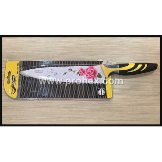 PISAU DAPUR BESAR SHABBY CHIC PROHEX MOTIF BUNGA STAINLESS