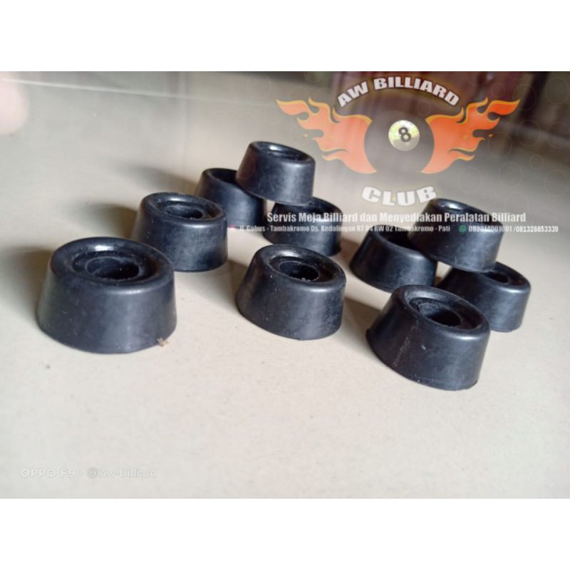 Cue Bumper Baut - Karet Bawah Stik - Karet Stik Billiard