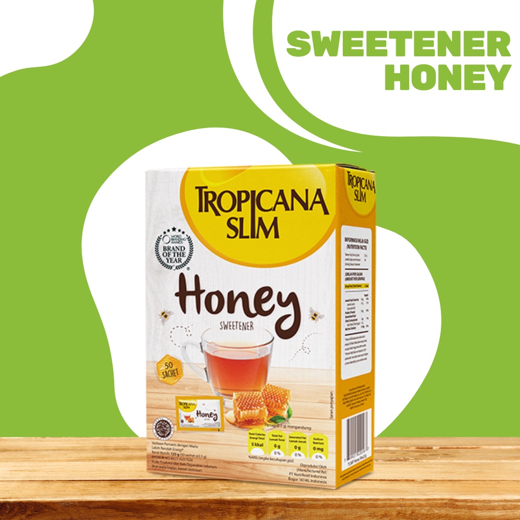 

Tropicana Slim Sweetener Honey 50 Sachet Gula Sehat Harga Termurah