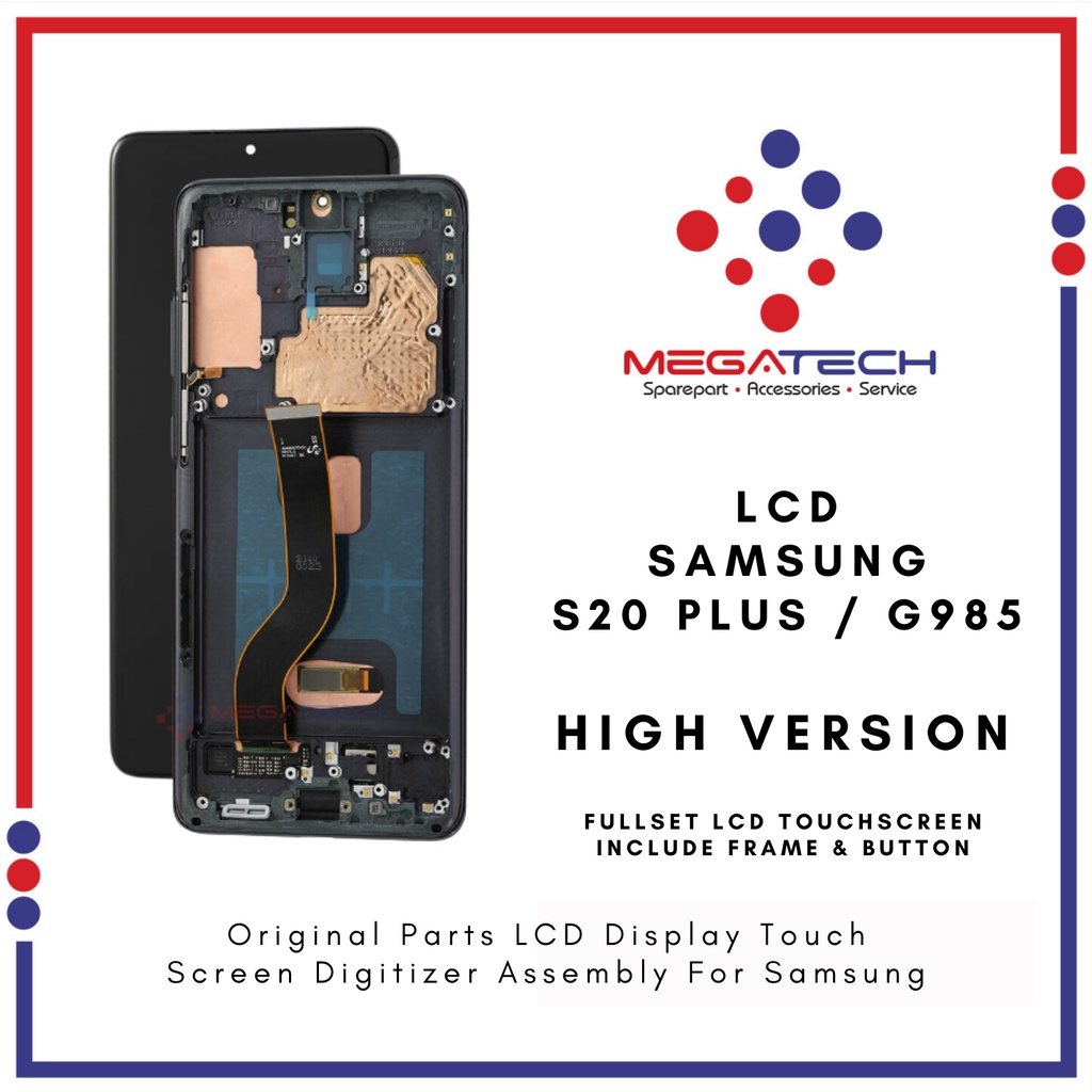 LCD Samsung S20 Plus / G985 Include Frame Fullset Touchscreen - ORI