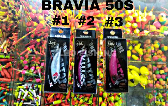 LURE BRAVIA MINNOW TERSEDIA 50S DAN 60S BARANG ORIGINAL