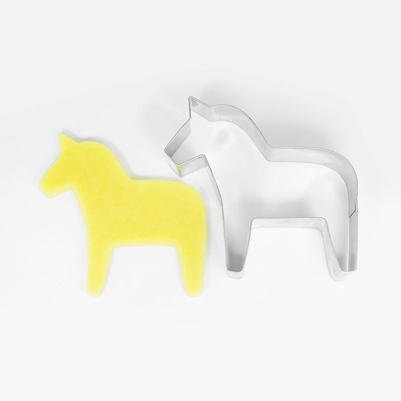 Horse Shape Baking Cookie Cutter Fondant Stainless Steel Mold