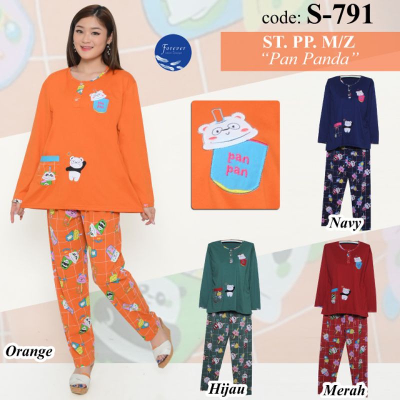 PP mama size forever motif pan panda