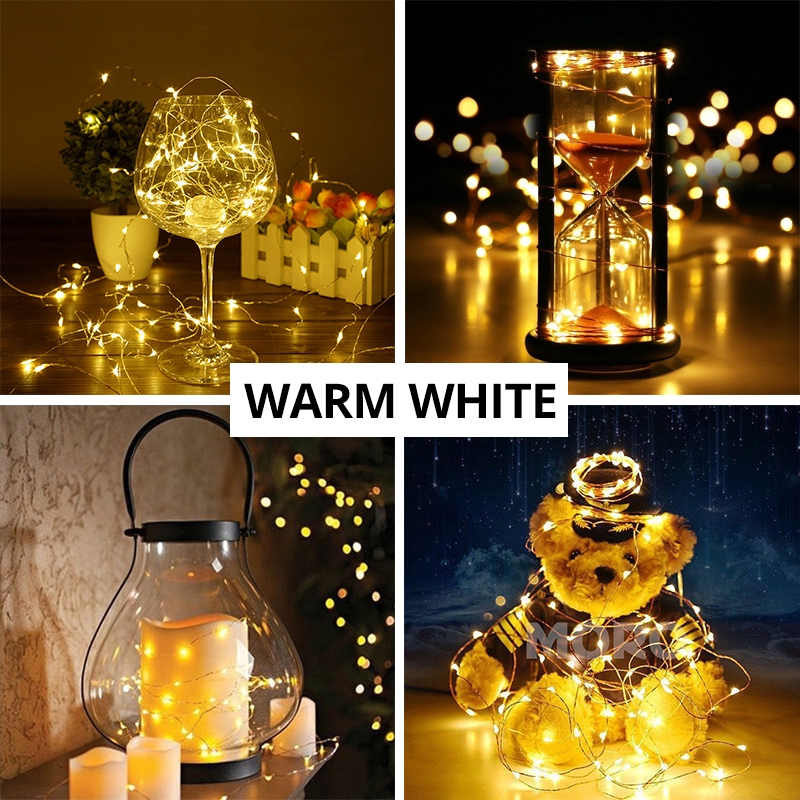 【P&amp;T】1M/5M/10M USB LED String Light  LED Copper Wire String Fairy Lights Christmas Party Decor