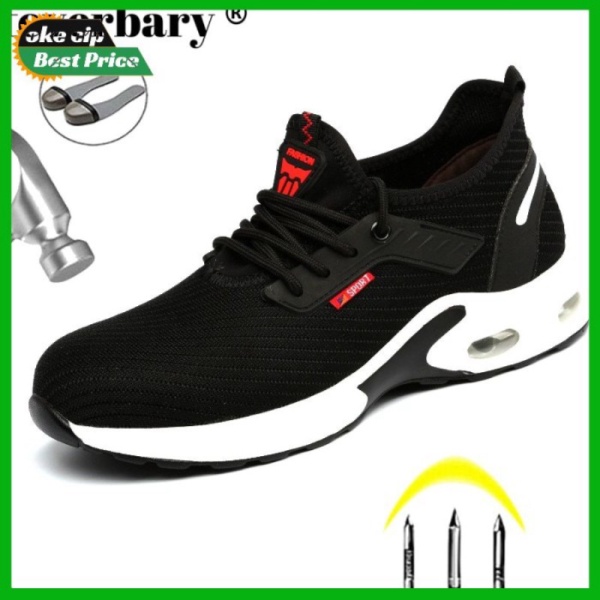 Sepatu safety sport boots pria safety shoes wanita model pendek keren Limited