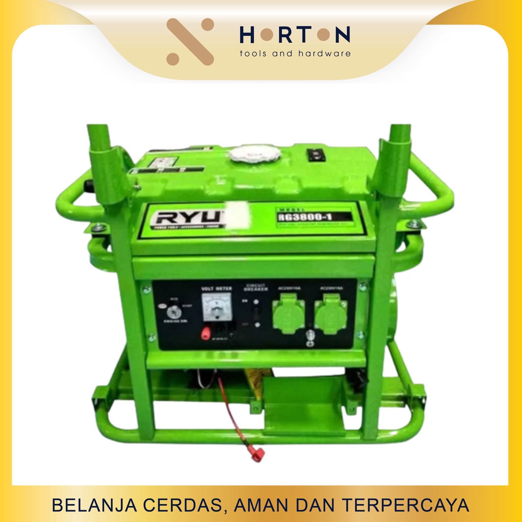 RYU Mesin Genset 2800 Watt RG 3800 - 1 / Gasoline Generator Set
