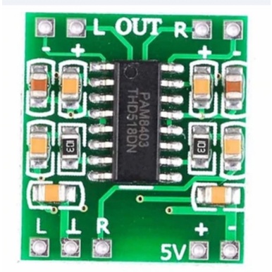 Kit Ampli Modul Amplifier Super Mini PAM8403 PAM 8403 Class D 5v