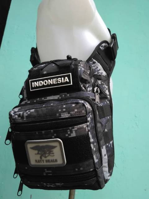 Tas selempang loreng army / tas selendang 803 tactical airsoft outdoor