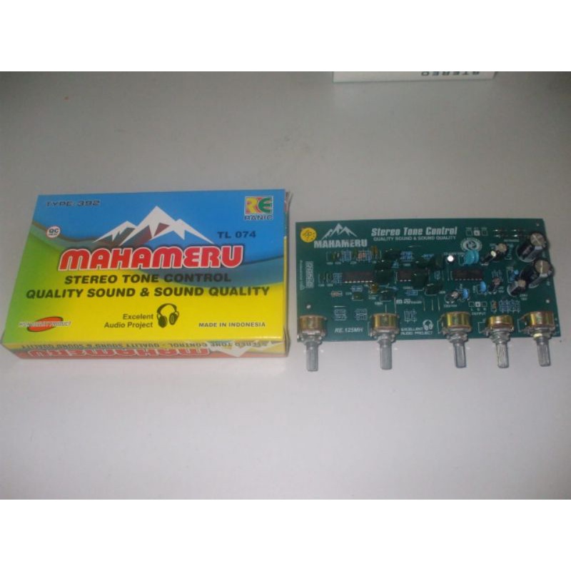 Kit tone control stereo Mahameru 3 x Lm324