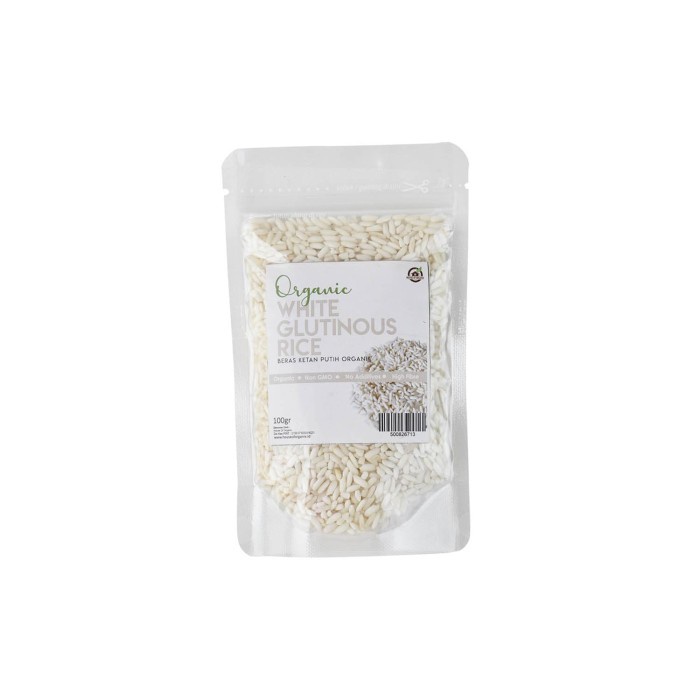 

978Eq010W House Of Organix Organic White Glutinous Rice/Beras Ketan Putih 100 Gr WQ2