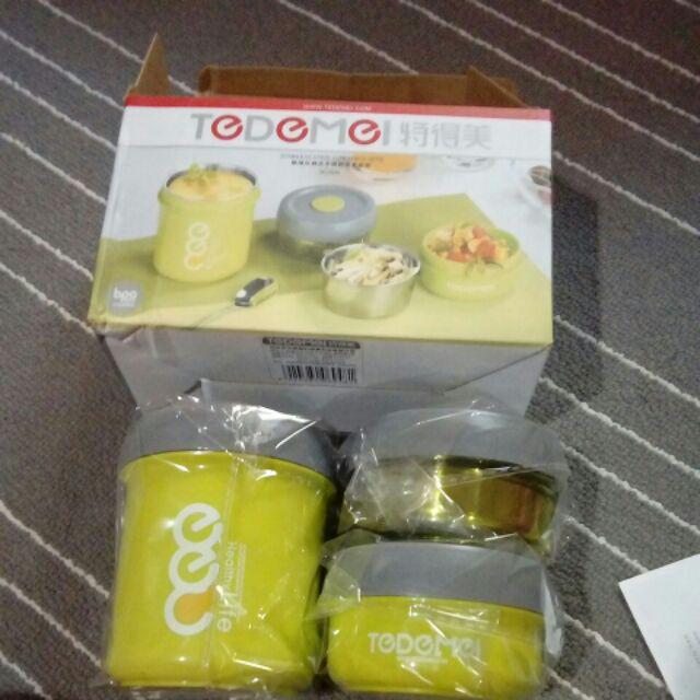 Tedemei Lunch Box Set 3in1 - Food Jar Tedemei 6948