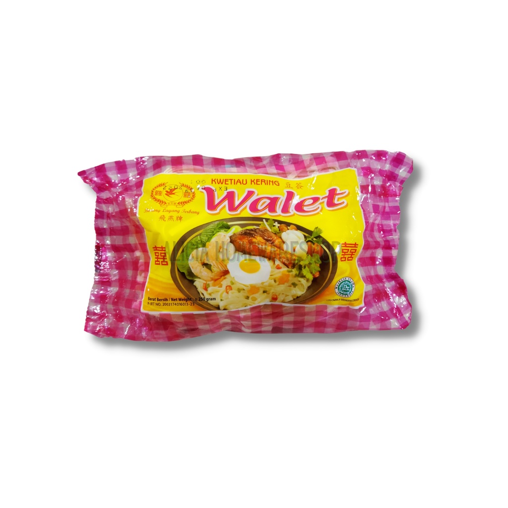 Kwetiau Kering WALET 250 Gr / Pck