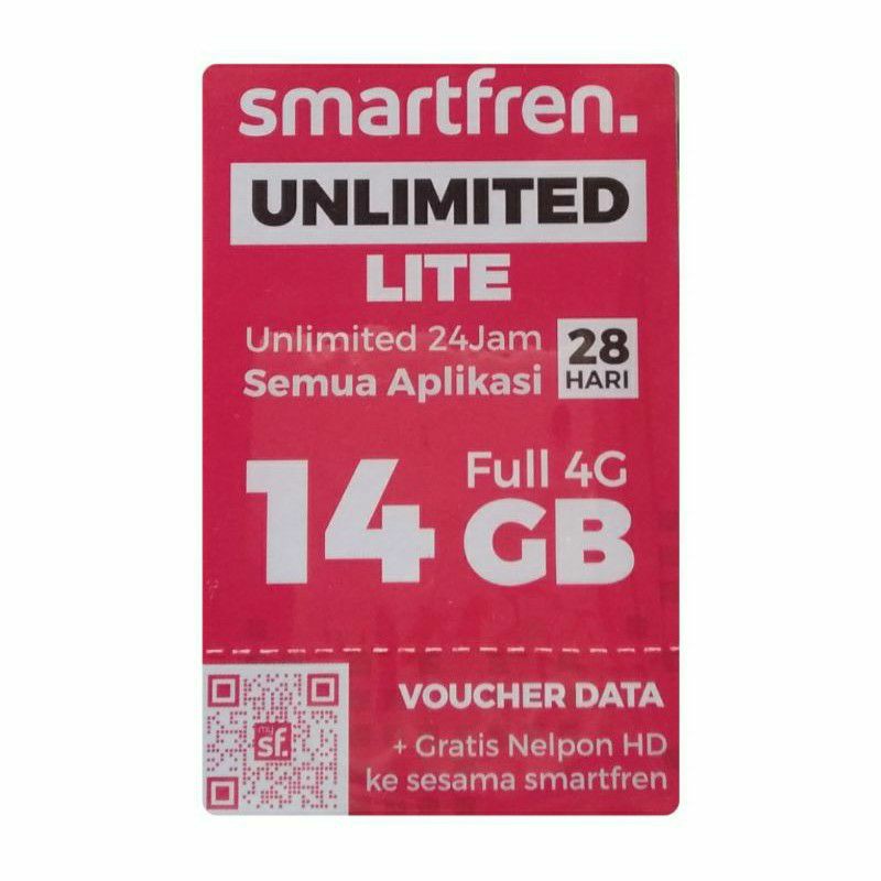 [perlengkapan] voucher Smartfren UNLIMITED LITE 28hari (500MB/hari)