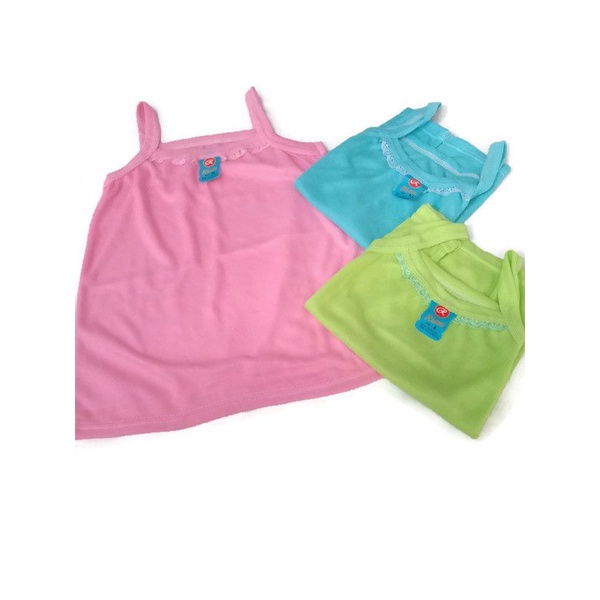 6 pcs Kaos Dalam Anak Perempuan , Kamisol/ Singlet Anak Cewek/ Tengtop Anak Perempuan