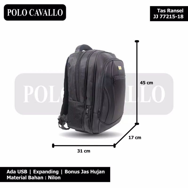 tas ransel laptop polo capalo