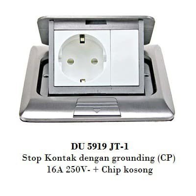 Stop Kontak Lantai Panasonic DU5919JT-1 (STOP 2F CP+CHIP KOSONG)