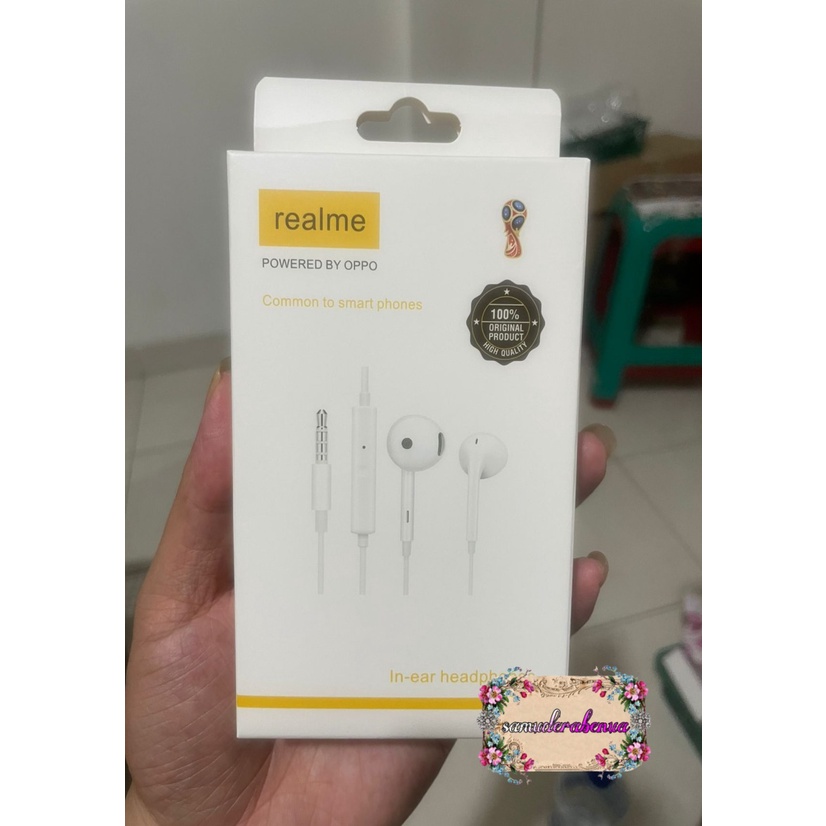 R15 Headset headsfree earphone Hf ORIGINAL REALME 2 3 5 6 7 pro C1 c2 c3 c11 c15 c12 c17 c20 C21y JACK 3.5MM SB2934