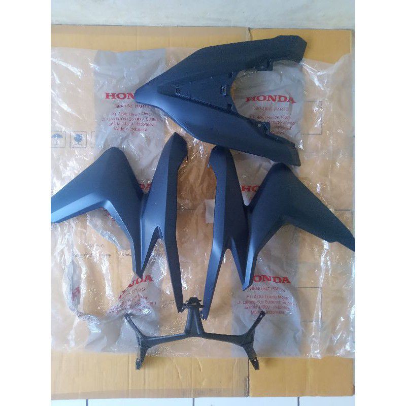 paketan full set Sayap Tameng Body depan vario 125 150 new k59j k60 2019 2020 biru doff original