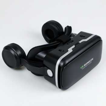 Shinecon 6.0 VR Box Virtual Reality Glasses dengan Headphone - aOMTHQNBK