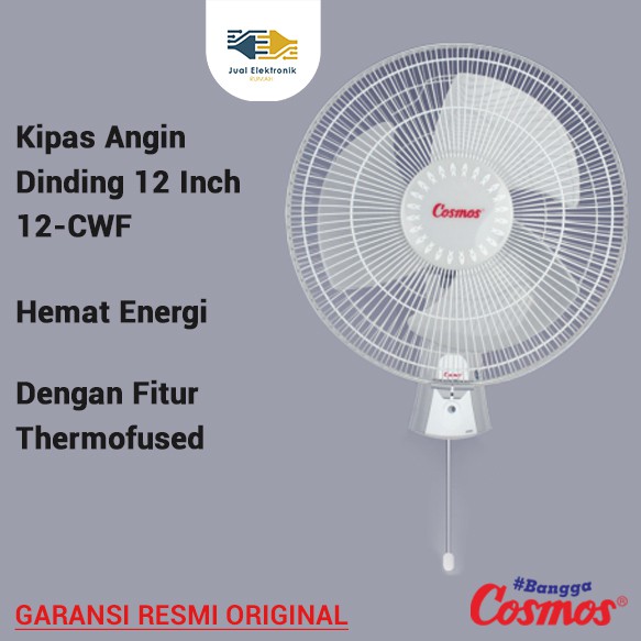 Wall Fan Kipas Angin DInding Cosmos 12CWF Paling Murah