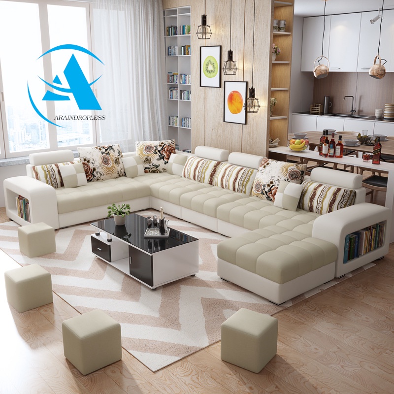 Kursi Sofa Ruang Tamu Minimalis Letter U