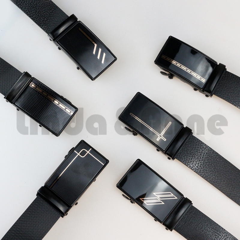 Ikat Pinggang pria / Ikat Pinggang Model Rel Terbaru Fashion Belt Ban Gesper Sabuk Cowok