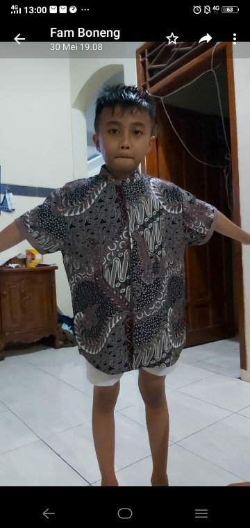 Open Preorder Kemeja Batik Couple Anak & Ayah Panjang / Pendek