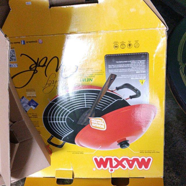 Maxim Wajan Non Stick Chef Wok 40cm/penggorengan Maxim/wajan Maxim