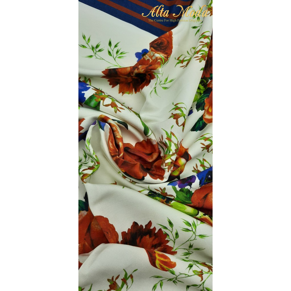 

Alta Moda Linen Motif Fancy Bunga Orens Tua Kain (1 M)