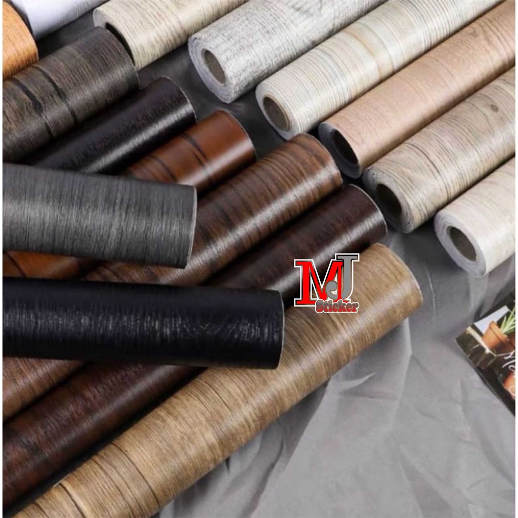 Sticker Decosheet PVC Pelapis Meja Furniture HPL Kayu Muda Triplek