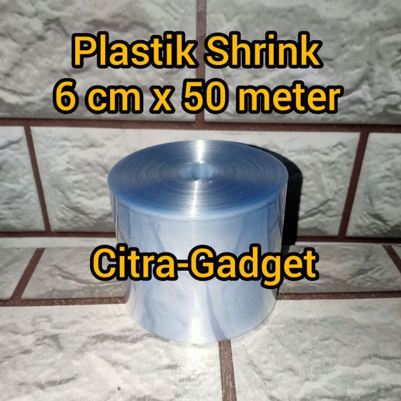 Plastik Shrink 6cm x 50meter