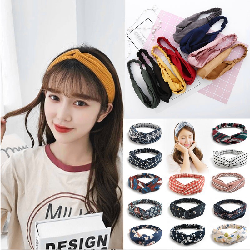 Bando kelinci Bandana Simpul Ala headband Korea asesoris Bando kelinci Bandana Simpul Ala headband Korea asesoris