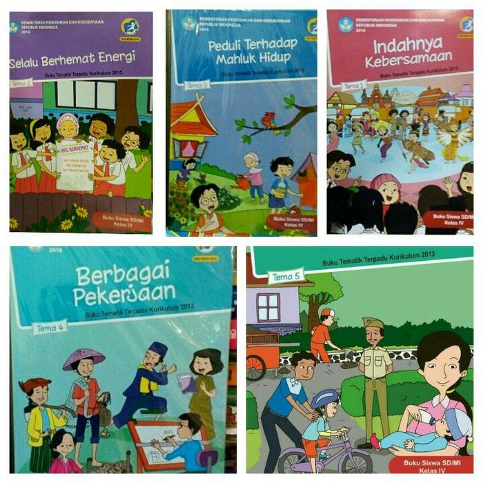 

❤BISA COD❤ Buku Tematik SD Kelas 4 Tema 1-5