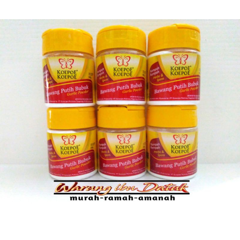 

Bawang Putih Bubuk Cap KOEPOE KOEPOE | KUPU KUPU