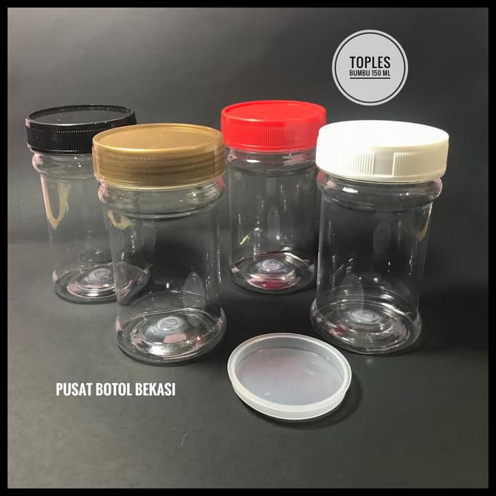 Termurah Toples Bumbu / Botol Sambal / Toples Plastik 150 Ml
