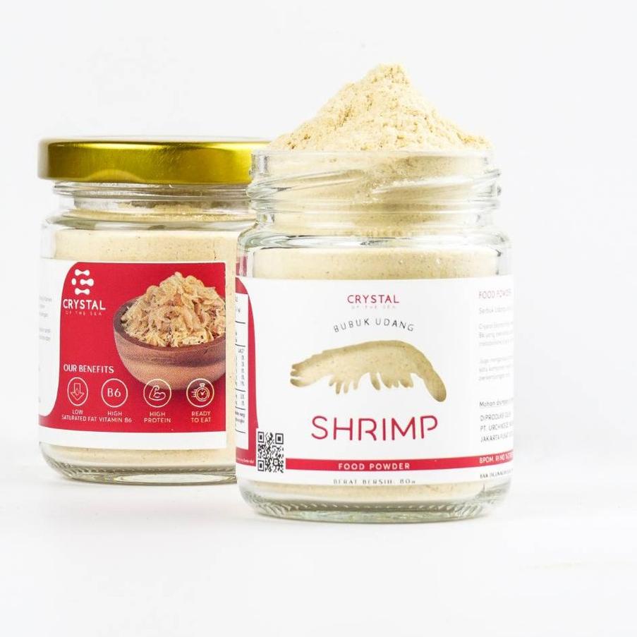 

SALE✅Crystal of the Sea - (80GR) BPOM Certified Shrimp Food Powder / Bubuk Udang Rebon / Umami Powder|SQ7