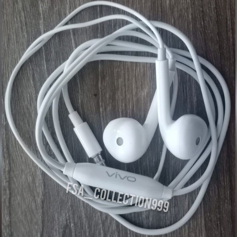 Earphone VIVO Original Copotan Headset Vivo Premium Quality mega Bass