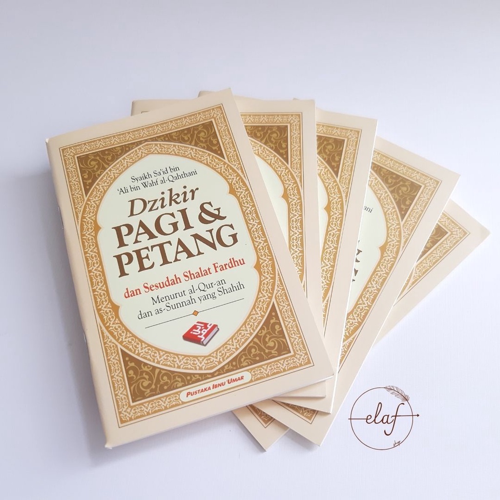 Buku dzikir pagi petang dan selesai sholat | souvenir pernikahan