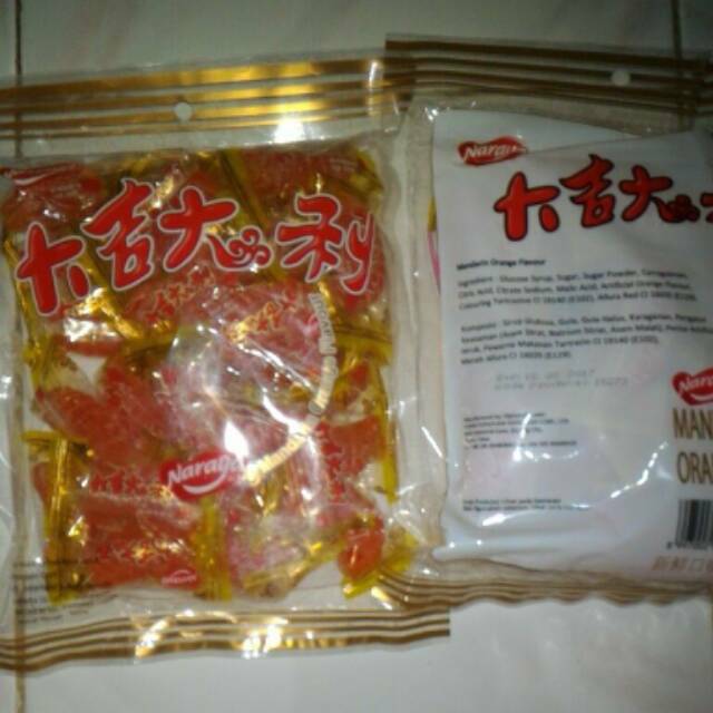 

Naraya Jelly jeruk Permen Lunak Rasa Jeruk 500gram