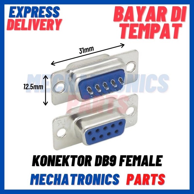 [CON-9035] KONEKTOR DB9 FEMALE