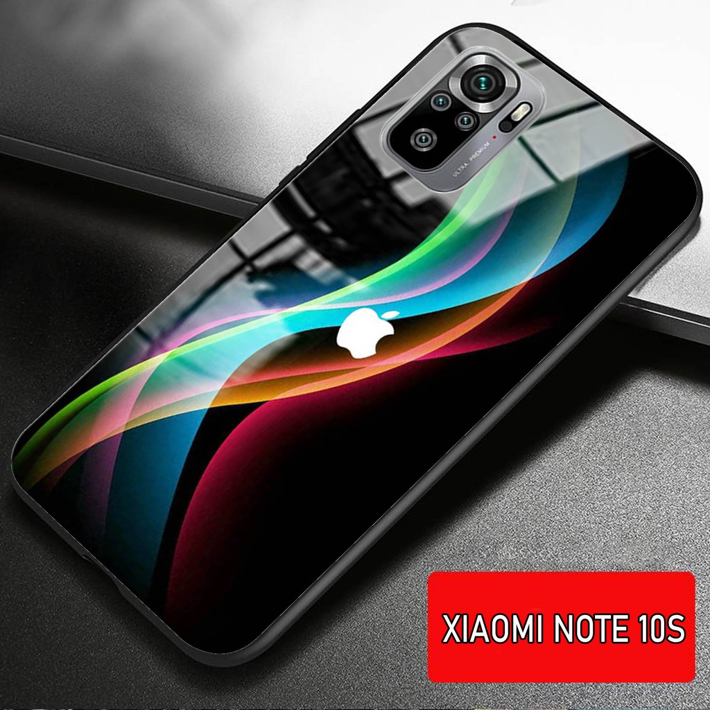 Softcase Glass Kaca XIAOMI REDMI NOTE 10 S - Casing HP XIAOMI REDMI NOTE 10 S [ S04].