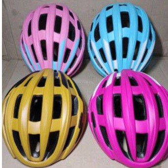 helm Pacific Syte ST 179 Warna Pink gold biru Lampu Belakang LED for sepeda lipat MTB road bike