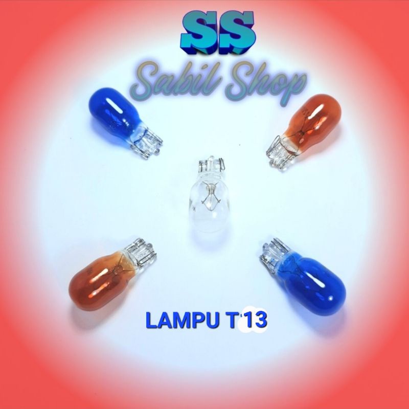 2 PCS LAMPU SEIN SEN MOTOR BOHLAM SEIN RITING MOTOR MODEL TANCAP SEN MOTOR HONDA SUPRA KARISMA BEAT YAMAHA VEGA JUPITER MIO T13 12V 10W