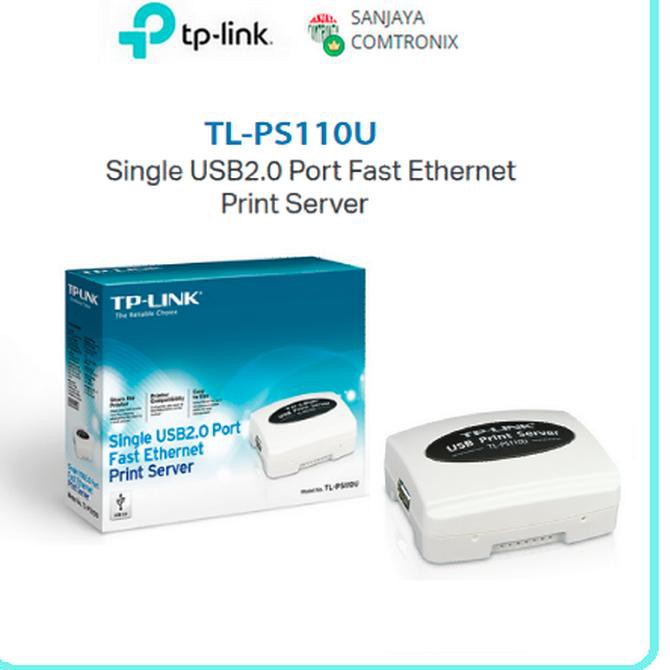 ♥Z94378♝ TP-Link TL-PS110U Single USB2.0 Port Fast Ethernet Print Server