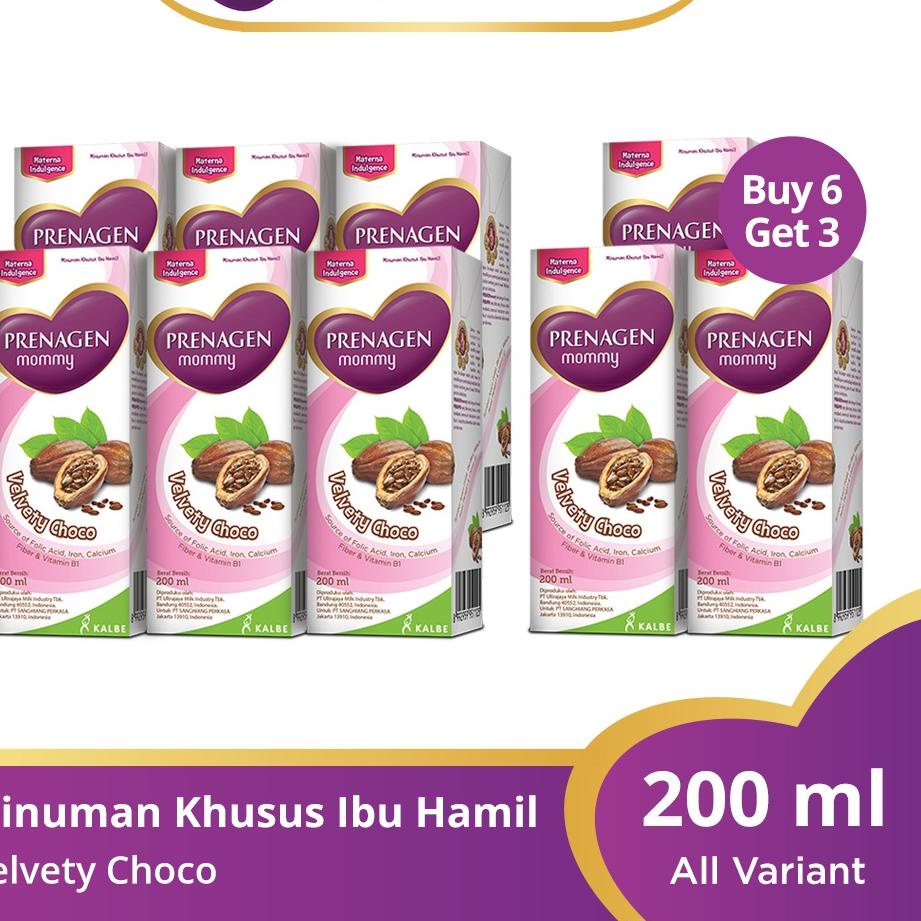 

Terlaris Buy 6 Get 3 PRENAGEN Mommy UHT Chocolate 200 ml