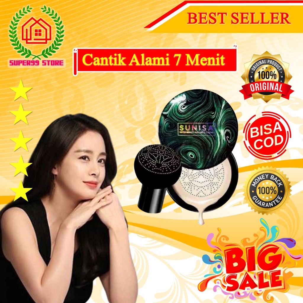 Bedak Sunisa Chusion Viral BPOM dan Barcode Kosmetik Wanita TERBARU Muka wajah lebih Cantik