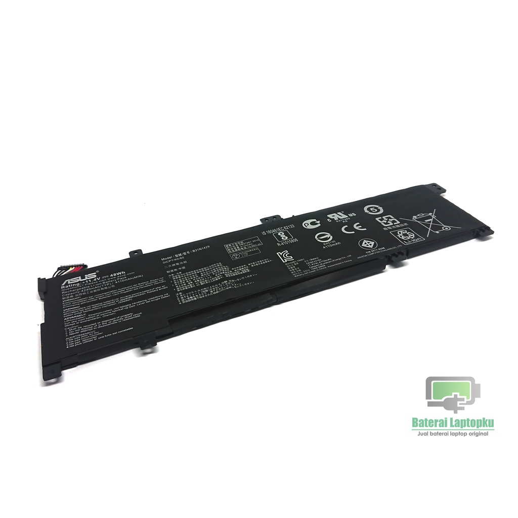 Baterai ORIGINAL ASUS K501LB K501LX K501LX B31N1429